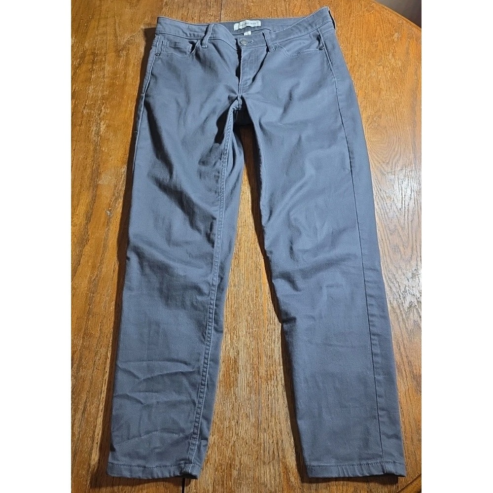 Calvin Klein Jeans Women's Ankle Skinny Pants Sz 10 Charcoal Gray Stretch